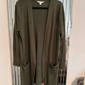 Market & Spruce Forest Green Women's Cardigan